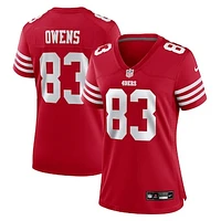 Women's Nike Terique Owens  Scarlet San Francisco 49ers Team Game Jersey