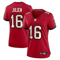 Women's Nike Jake Julien  Red Tampa Bay Buccaneers Team Game Jersey