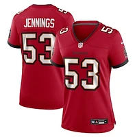 Women's Nike Deion Jennings  Red Tampa Bay Buccaneers Team Game Jersey