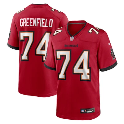 Men's Nike Garret Greenfield  Red Tampa Bay Buccaneers Team Game Jersey
