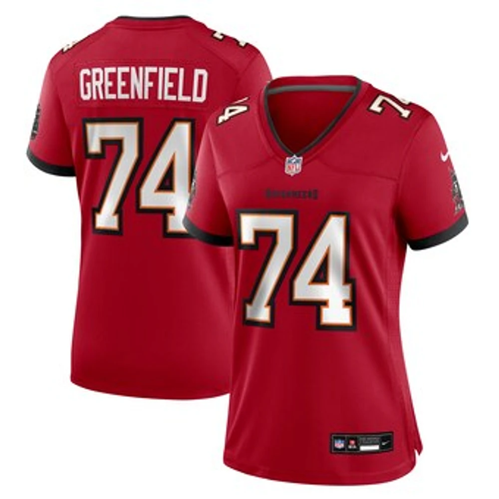 Women's Nike Garret Greenfield  Red Tampa Bay Buccaneers Team Game Jersey