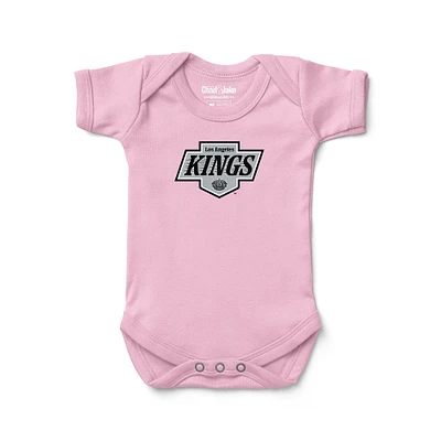 Infant Chad & Jake  Pink Los Angeles Kings Logo Bodysuit