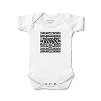 Infant Chad & Jake Los Angeles Kings Retro Design Bodysuit