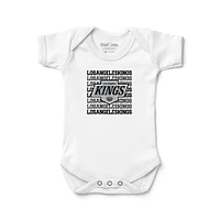 Infant Chad & Jake Los Angeles Kings Retro Design Bodysuit
