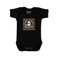 Infant Chad & Jake Anaheim Ducks Retro Design Bodysuit
