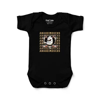 Infant Chad & Jake Anaheim Ducks Retro Design Bodysuit