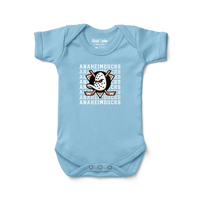 Infant Chad & Jake Anaheim Ducks Retro Design Bodysuit