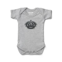 Infant Chad & Jake  Heather Gray Los Angeles Kings Secondary Logo Bodysuit