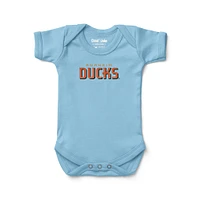 Infant Chad & Jake  Blue Anaheim Ducks Wordmark Bodysuit
