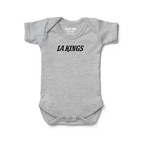 Infant Chad & Jake  Heather Gray Los Angeles Kings Wordmark Bodysuit