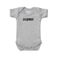 Infant Chad & Jake  Heather Gray Los Angeles Kings Wordmark Bodysuit