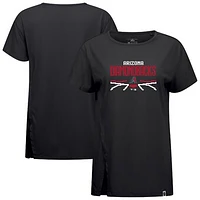 Women's Levelwear Black Arizona Diamondbacks Influx Arcade T-Shirt