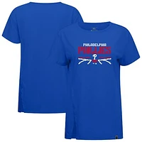 Women's Levelwear  Royal Philadelphia Phillies Influx Arcade T-Shirt