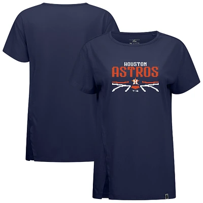 Women's Levelwear  Navy Houston Astros Influx Arcade T-Shirt