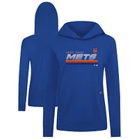 Women's Levelwear Royal New York Mets Relay Breaker Pullover Hoodie