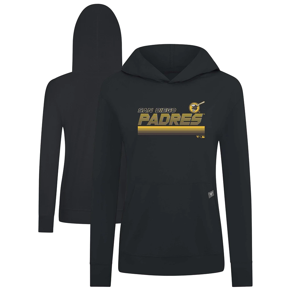 Women's Levelwear San Diego Padres Relay Breaker Pullover Hoodie