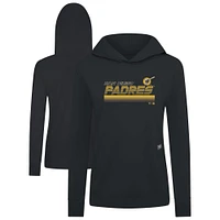 Women's Levelwear San Diego Padres Relay Breaker Pullover Hoodie