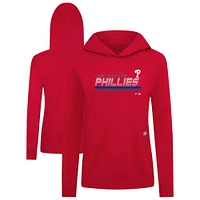 Women's Levelwear Philadelphia Phillies Relay Breaker Pullover Hoodie