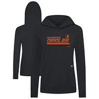 Women's Levelwear Baltimore Orioles Relay Breaker Pullover Hoodie