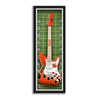 Cleveland Browns 14" x 37" Framed Electric Guitar Print