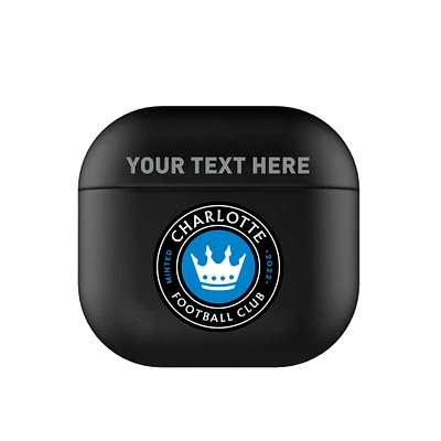 Keyscaper Charlotte FC Personalized Insignia AirPods 4th Generation Case Cover