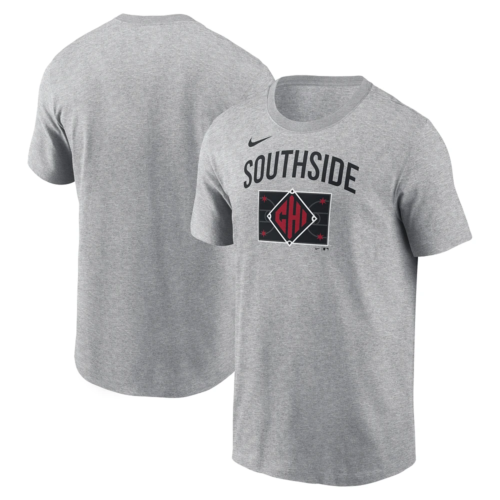 Men's Nike Gray Chicago White Sox 2025 City Connect Arched Team Phrase T-Shirt