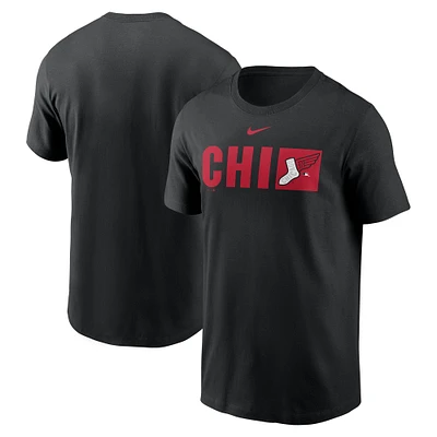 Men's Nike  Black Chicago White Sox 2025 City Connect Tricode T-Shirt