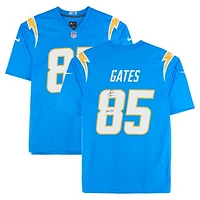 Antonio Gates San Diego Chargers Autographed Powder Blue Nike Game Jersey with "HOF 25" Inscription