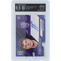 J.J. McCarthy Minnesota Vikings Autographed 2024 Panini Donruss Elite Pen Pals Blue Ink #PAL-JMC Arena Club Authenticated 9.5/10 Rookie Card - 9.5,9,9.5,10 Subgrades