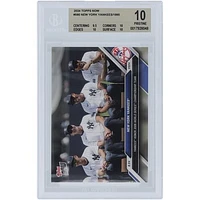 New York Yankees 2024 Topps Now Yankees Honor 2009 World Series Championship Team 08.24.24 #590 BGS Authenticated 10 Card - 9.5,10,10,10 Subgrades