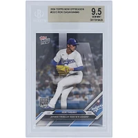 Roki Sasaki Los Angeles Dodgers 2024 Topps Now Japanese Fireballer Signs With Dodgers #OS-13 BGS Authenticated 9.5 Rookie Card