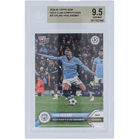 Erling Haaland Manchester City 2024-25 Topps Now Fastest Player to 50 Goal Involvements 26.11.24 #50 BGS Authenticated 9.5 Card