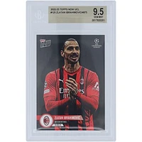 Zlatan Ibrahimovic AC Milan 2022-23 Topps Now An Icon Retires 04.06.23 #125 BGS Authenticated 9.5 Card