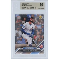 Michael Busch Chicago Cubs 2024 Topps Now 2024 Rookie Cup Team #RC2 BGS Authenticated 10 Card - 10,10,9.5,10 Subgrades