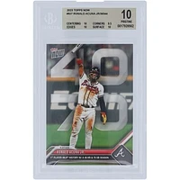 Ronald Acuna Atlanta Braves 2023 Topps Now 1st MLB Player w/ a 40 HR & 70 SB Season 09.27.23 #927 BGS Authenticated 10 Card - 10,9.5,10,10 Subgrades