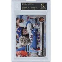 Brett Baty New York Mets 2022 Topps Now Black Label Slugs Two-Run Homer In 1st Career At-Bat #729 BGS Authenticated 10 Rookie Card - 10,10,10,10 Subgrades