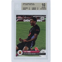 Lamine Yamal Barcelona 2024 Topps Now First UEFA Champions League Goal 19.09.24 #17 BGS Authenticated 10 Card - 10,9.5,10,10 Subgrades