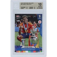 Lamine Yamal Spain National Team 2024 Topps Now Youngest Player to Win Final 14.07.24 #66 BGS Authenticated 10 Card - 9.5,10,10,10 Subgrades