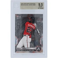 Michael Harris Atlanta Braves 2022 Topps Now 2022 NL Rookie of The Year Award Winner 11.14.2022 #OS-35 BGS Authenticated 9.5 Card