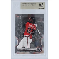 Michael Harris Atlanta Braves 2022 Topps Now 2022 NL Rookie of The Year Award Winner 11.14.2022 #OS-35 BGS Authenticated 9.5 Card
