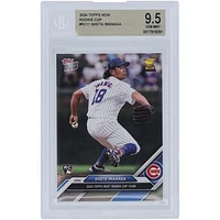 Shota Imanaga Chicago Cubs 2024 Topps Now 2024 Rookie Cup Team #RC11 BGS Authenticated 9.5 Rookie Card