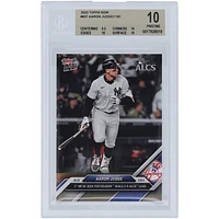 Aaron Judge New York Yankees 2024 Topps Now 1st HR Of 2024 Postseason Seals 2-0 ALCS Lead #837 BGS Authenticated 10 Card - 9.5,10,10,10 Subgrades
