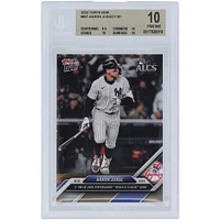 Aaron Judge New York Yankees 2024 Topps Now 1st HR Of 2024 Postseason Seals 2-0 ALCS Lead #837 BGS Authenticated 10 Card - 9.5,10,10,10 Subgrades