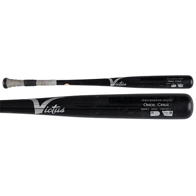 Oneil Cruz Pittsburgh Pirates Game-Used Black Victus Broken Bat vs. Washington Nationals on April 16, 2025