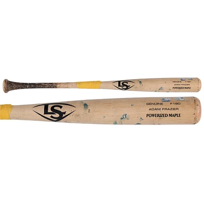 Adam Frazier Pittsburgh Pirates Game-Used Tan Louisville Slugger Broken Bat vs. Cleveland Guardians on April 19, 2025