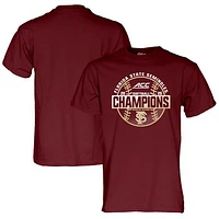 Unisex Blue 84 Garnet Florida State Seminoles 2025 ACC Softball Regular Season Champions T-Shirt