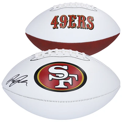 Ricky Pearsall San Francisco 49ers Autographed Franklin White Panel Football