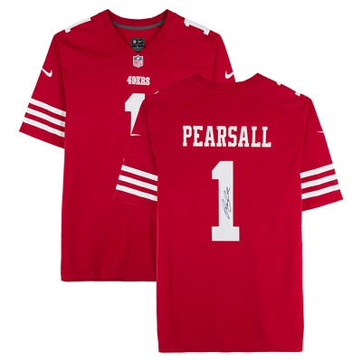 Ricky Pearsall San Francisco 49ers Autographed Scarlet Nike Game Jersey