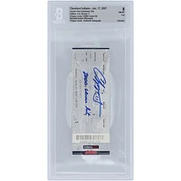Chipper Jones Atlanta Braves Autographed 2,000th Career Hit Beckett Fanatics Witnessed Authenticated 8 Ticket from June 17, 2007 with "2000 Career Hit" Inscription