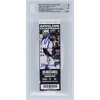 CC Sabathia New York Yankees Autographed Final Game Played at Yankee Stadium Beckett Fanatics Witnessed Authenticated 5/10 Ticket from September 18, 2019 with "Last Game at Yankee Stadium" Inscription